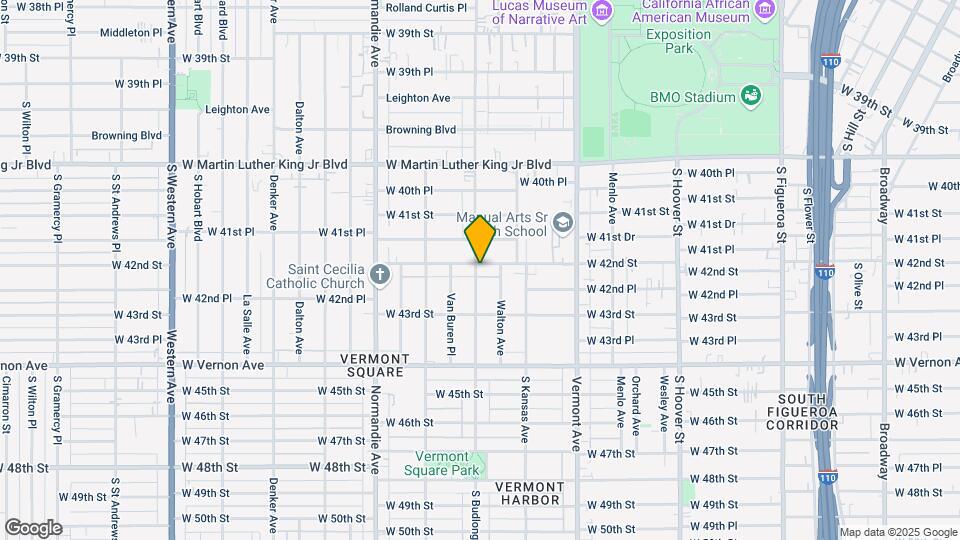 4204 S Budlong Ave Map and Location Details