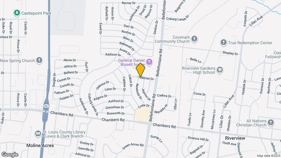 10188 Newbold Dr Map and Location Details