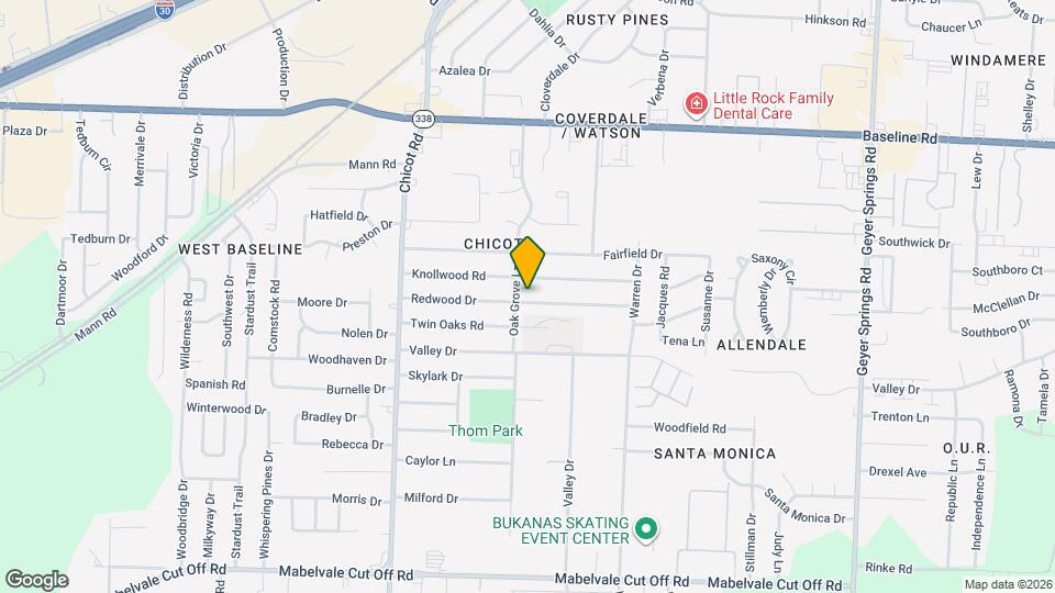 7120 Redwood Dr Map and Location Details