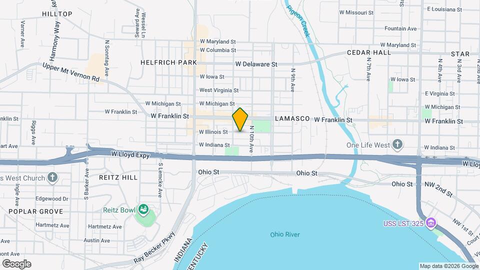 2118 W Illinois St Map and Location Details