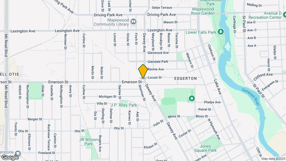 511-515 Dewey Ave Map and Location Details
