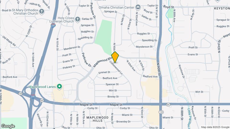 3427 Cottonwood Ln Map and Location Details