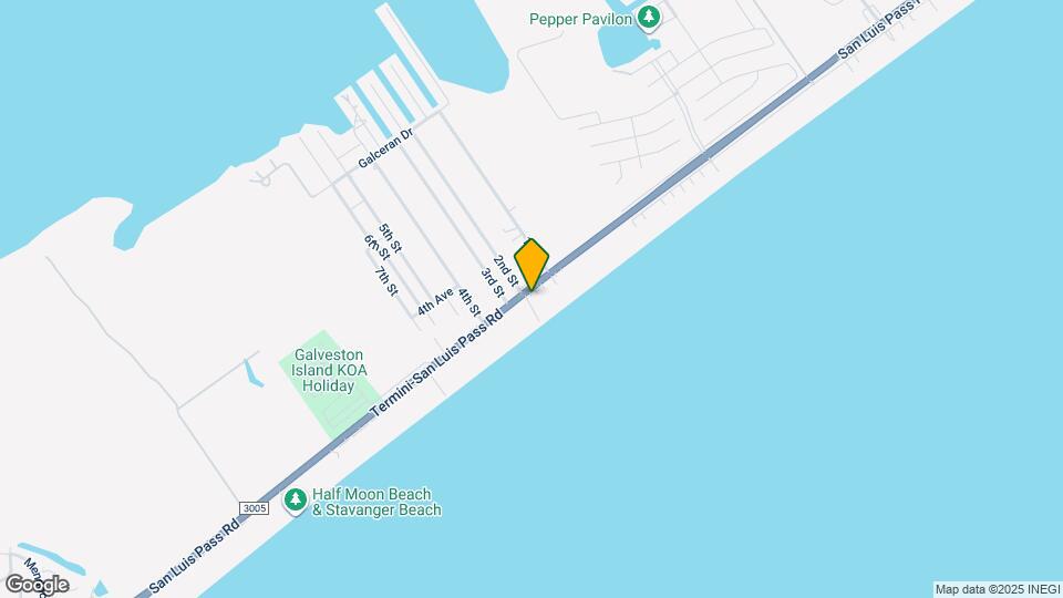 23401 Termini-San Luis Pass Rd Map and Location Details