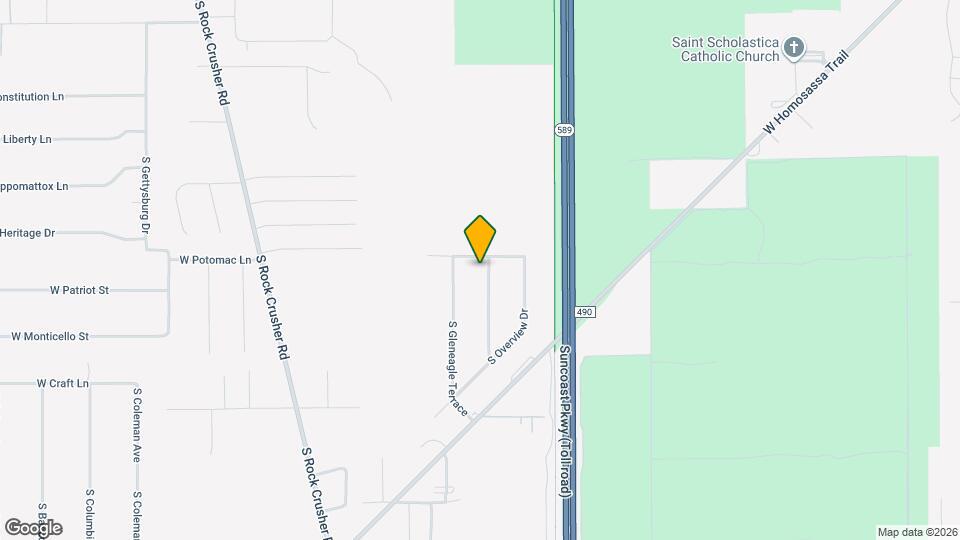 1780 S Hoylake Terrace Mapa y Detalles de la Ubicación