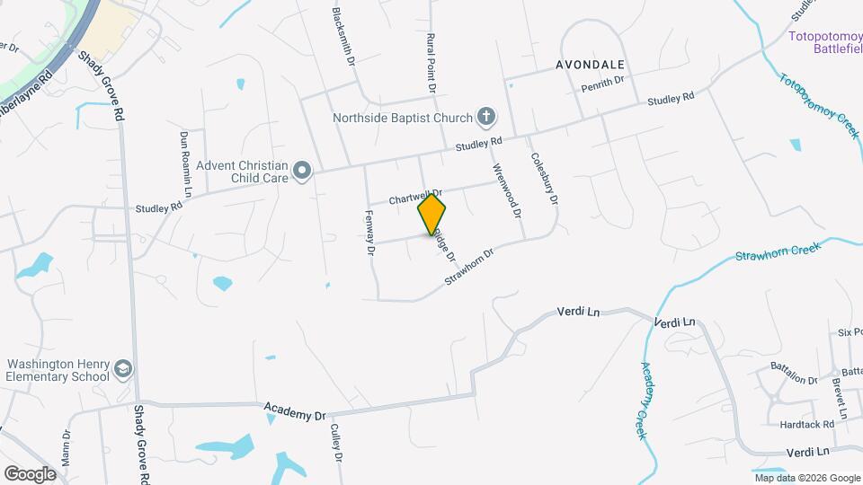 9133 Robin Ridge Dr Map and Location Details