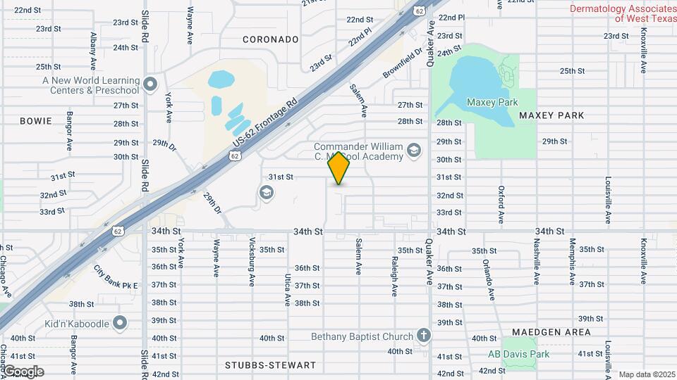 3110 Salisbury Ave Map and Location Details