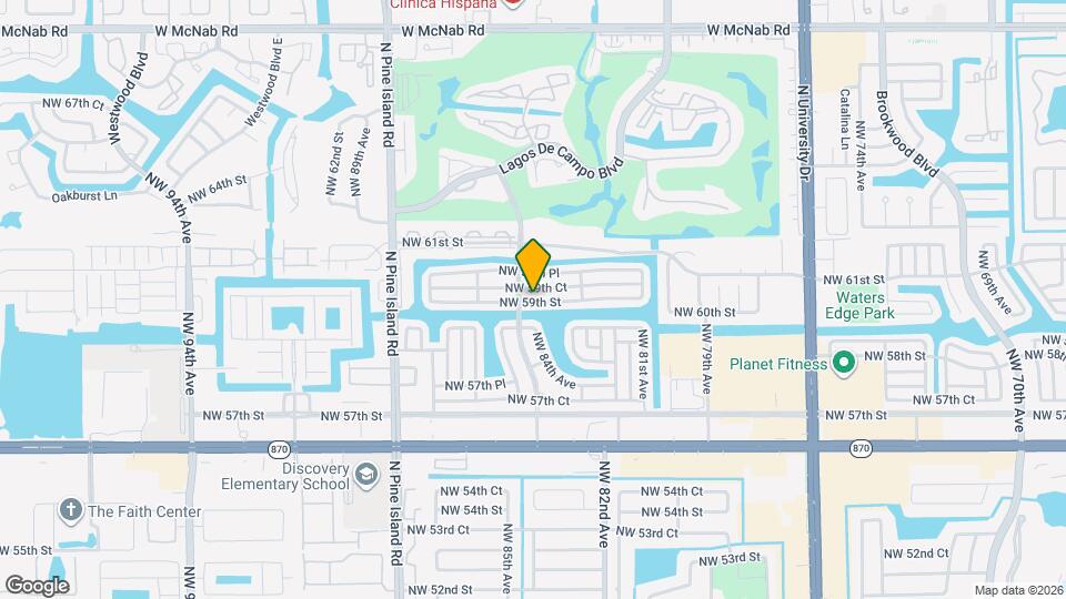 8409 NW 59th St Mapa y Detalles de la Ubicación