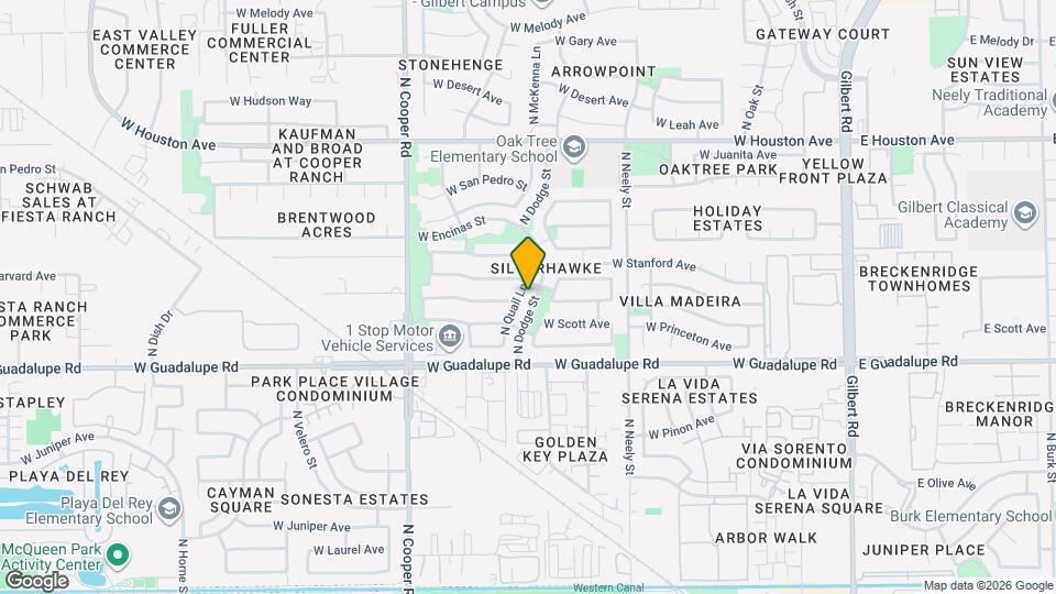929 N Quail Ln Map and Location Details