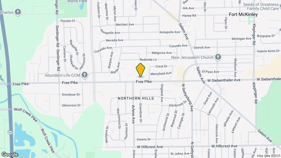 4329 Free Pike Map and Location Details