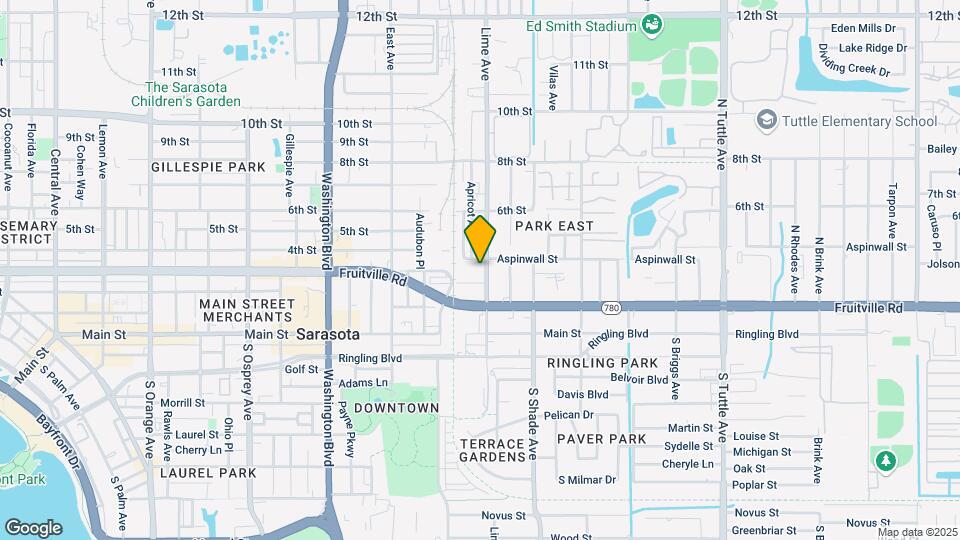 243 N Lime Ave Map and Location Details