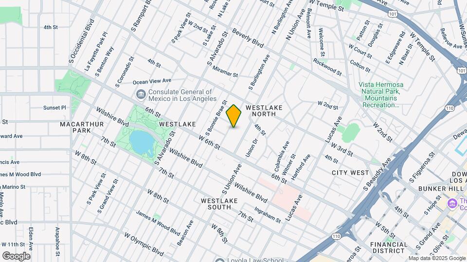 444 S Burlington Ave Mapa y Detalles de la Ubicación