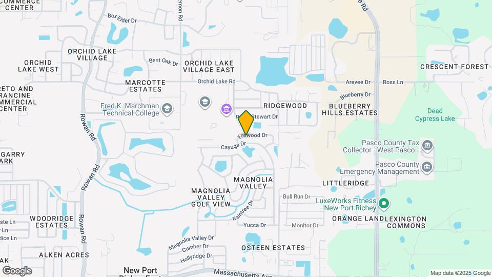 7818 Foxwood Dr Map and Location Details