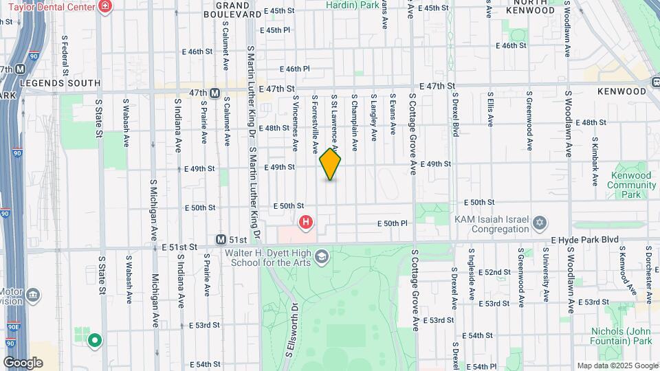 4930 S St Lawrence Ave Map and Location Details