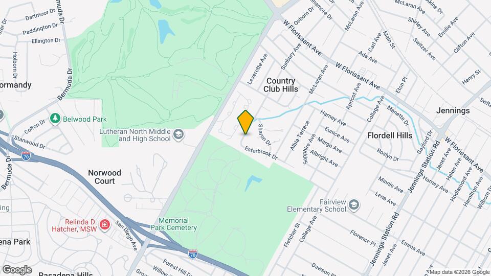 5514 Sunbury Ave Map and Location Details