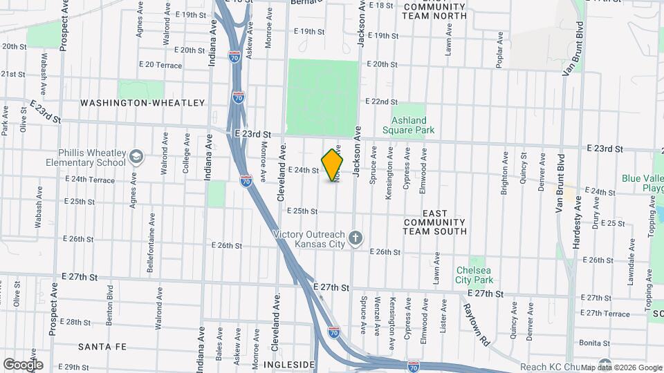 2418 Norton Ave Mapa y Detalles de la Ubicación