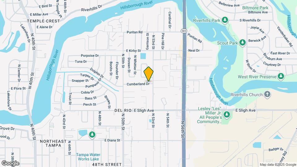5218 Cumberland Dr Map and Location Details