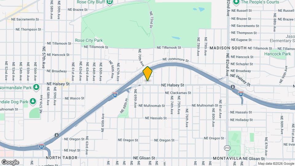 7105-7115 NE Halsey St, Unit 7115 Map and Location Details