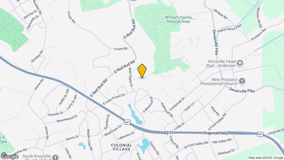 516 Post Oak Ln Map and Location Details