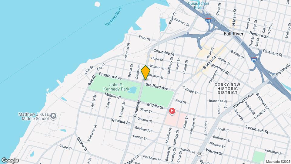 388 Bradford Ave Map and Location Details