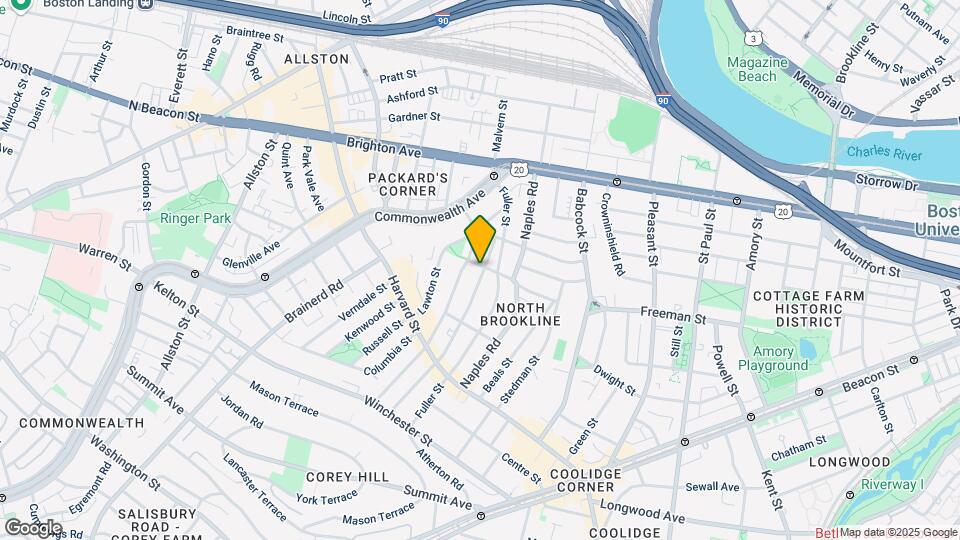 146 Coolidge St, Unit 3 Mapa y Detalles de la Ubicación