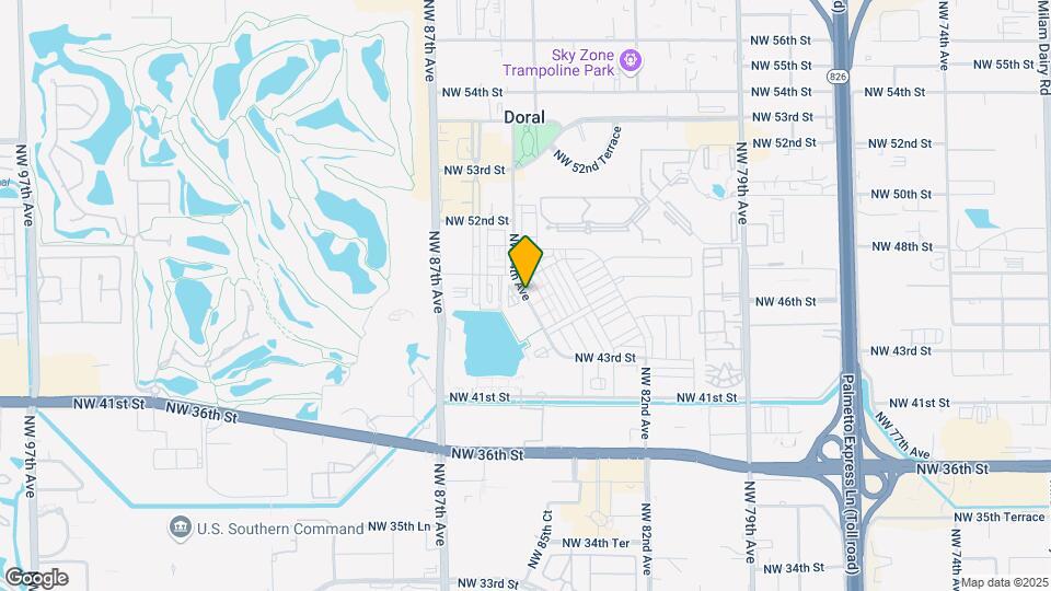 4670 NW 84th Ave Map and Location Details