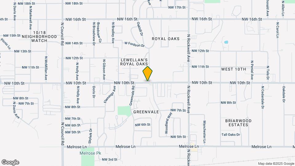 7402 NW 10th St Map and Location Details