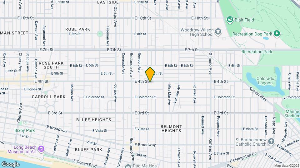 3600 E 4th St, Unit 303 Map and Location Details