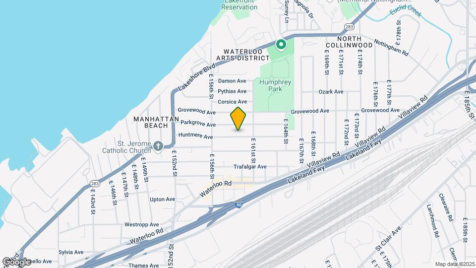 15819 Huntmere Ave, Unit Cleveland OH Mapa y Detalles de la Ubicación