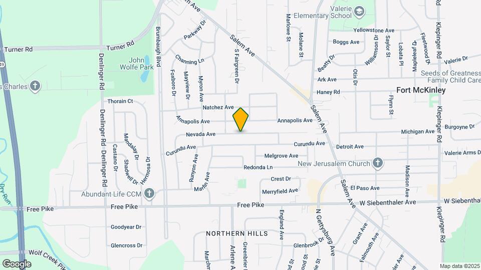 4318 Nevada Ave Mapa y Detalles de la Ubicación