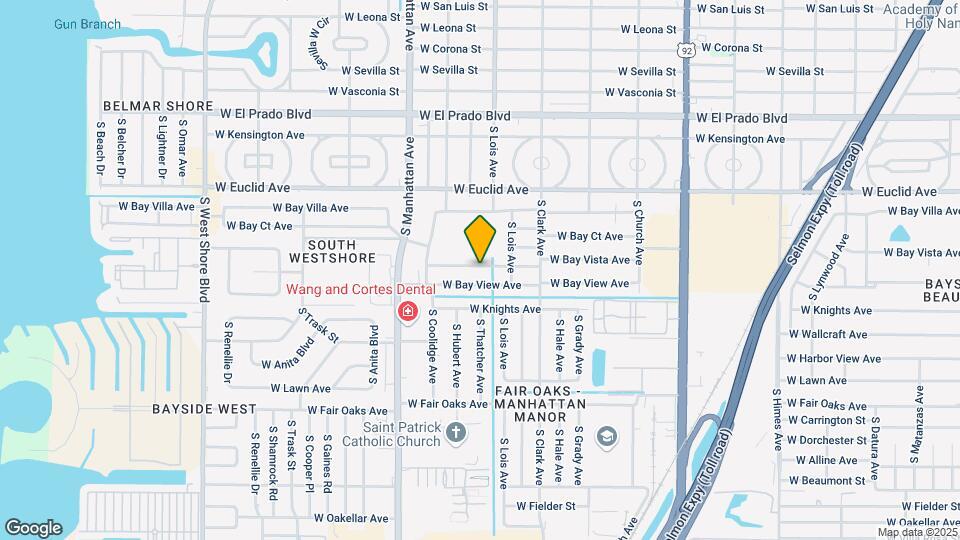 4212 W Bay Vista Ave Map and Location Details