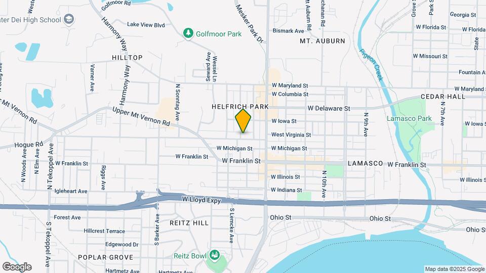 2465 W Virginia St Map and Location Details