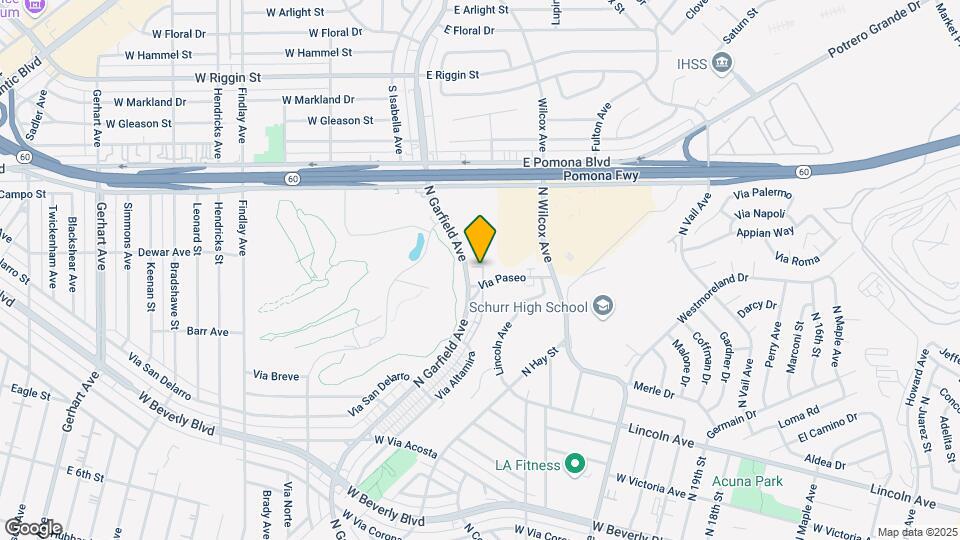 804 N Garfield Ave Map and Location Details