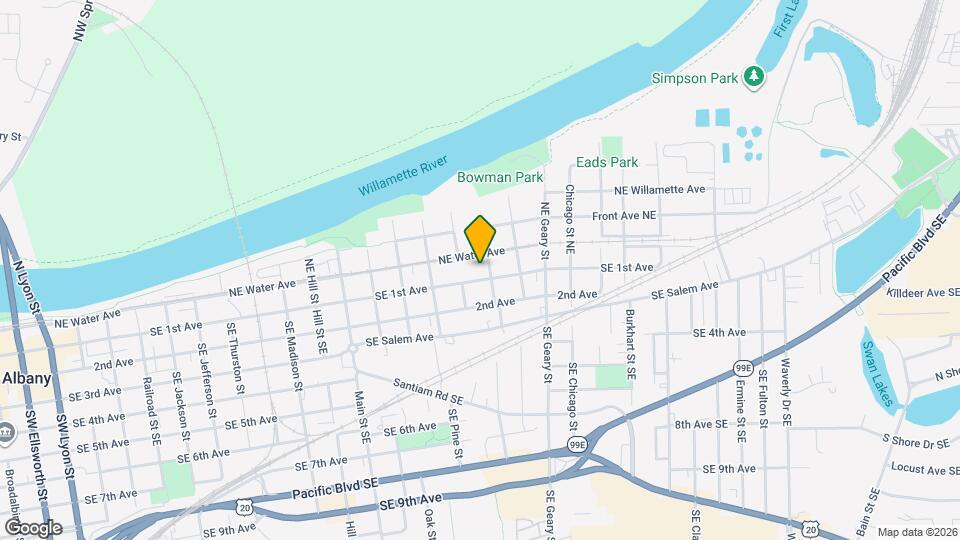 120 NE Cleveland St Map and Location Details