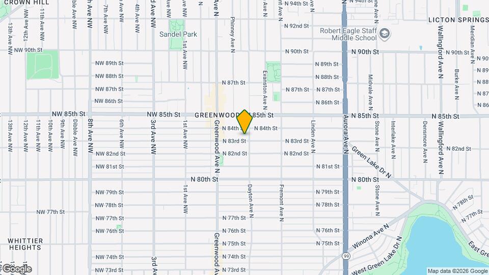 354 N 83rd St Map and Location Details