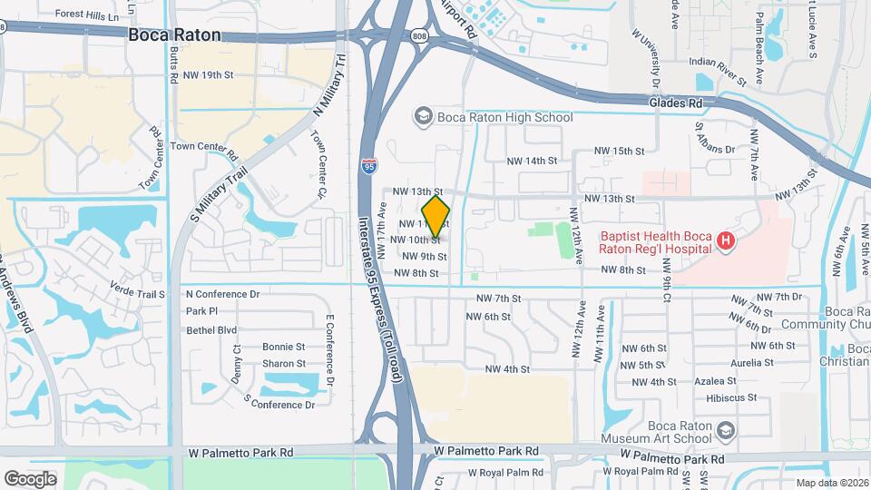 1540 NW 10th St Mapa y Detalles de la Ubicación
