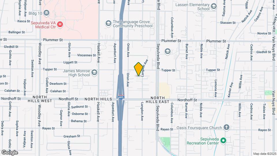 9227 Langdon Ave Map and Location Details