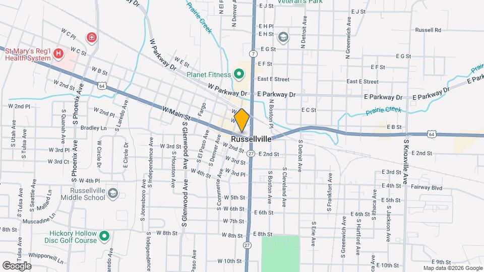 Vance Real Estate Management Apartments and Nearby Russellville