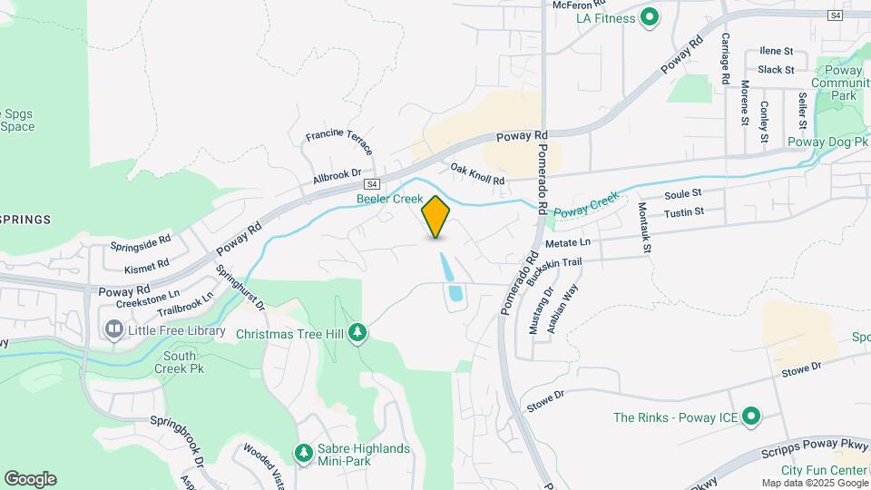 12715 Beeler Creek Trail Map and Location Details