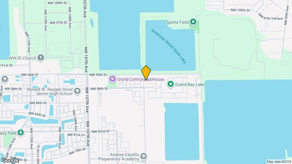 8848 NW 101st Pl Map and Location Details