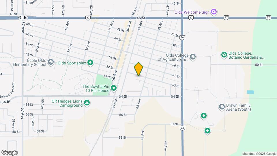 4817-4852 52 St Map and Location Details