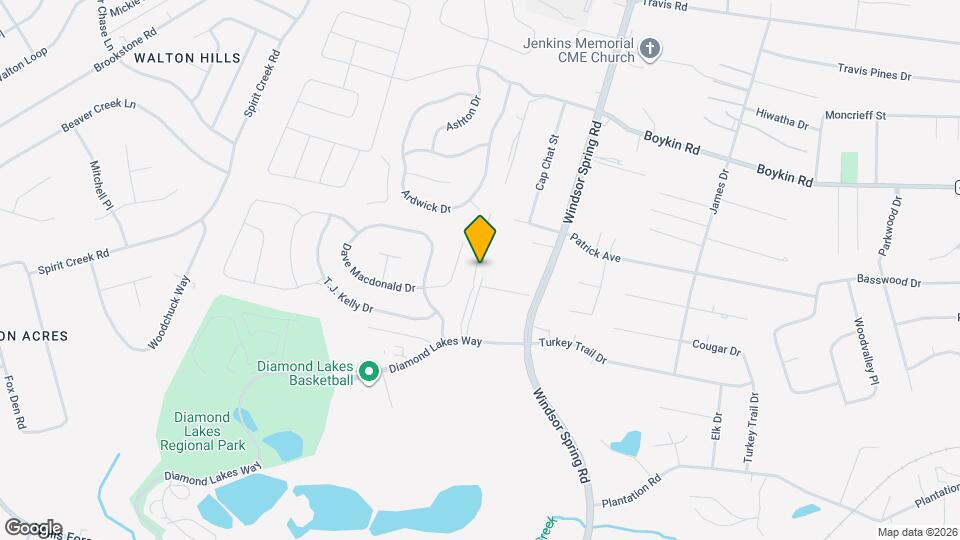 233 Willowton Ln Map and Location Details