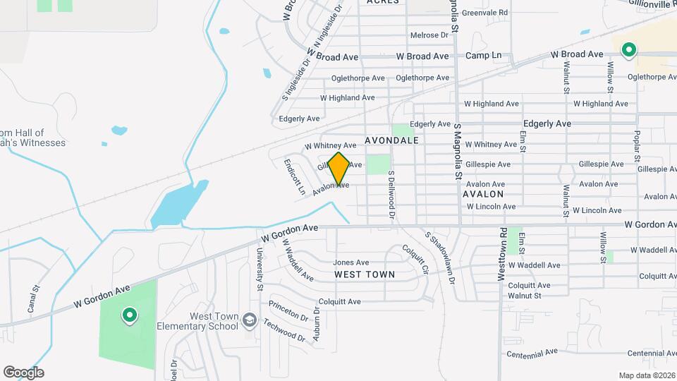 1912 Avalon Ave Map and Location Details