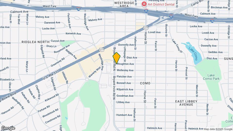 5933 Houghton Ave Map and Location Details