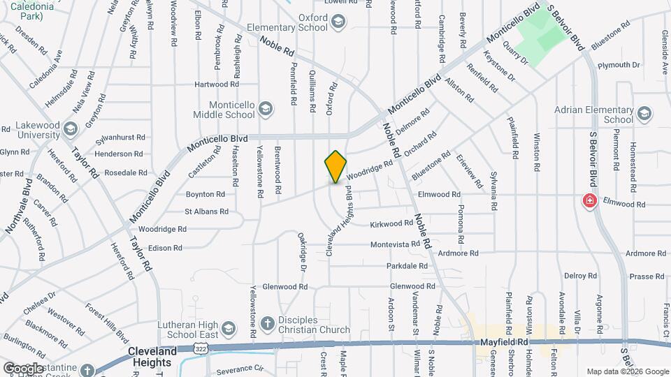 1195 Oxford Rd Map and Location Details