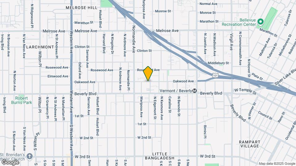 4200 Oakwood Ave Map and Location Details