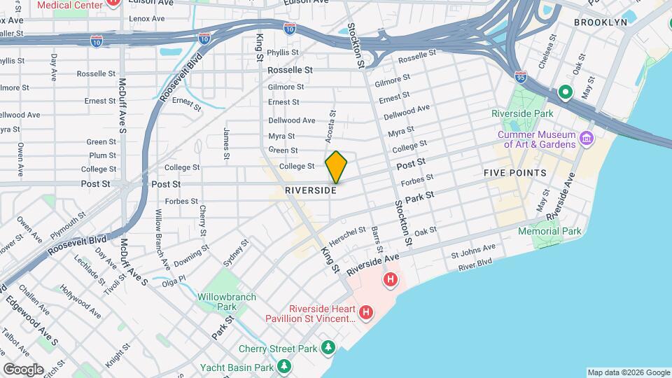 2604 Post St, Unit # 2 Map and Location Details