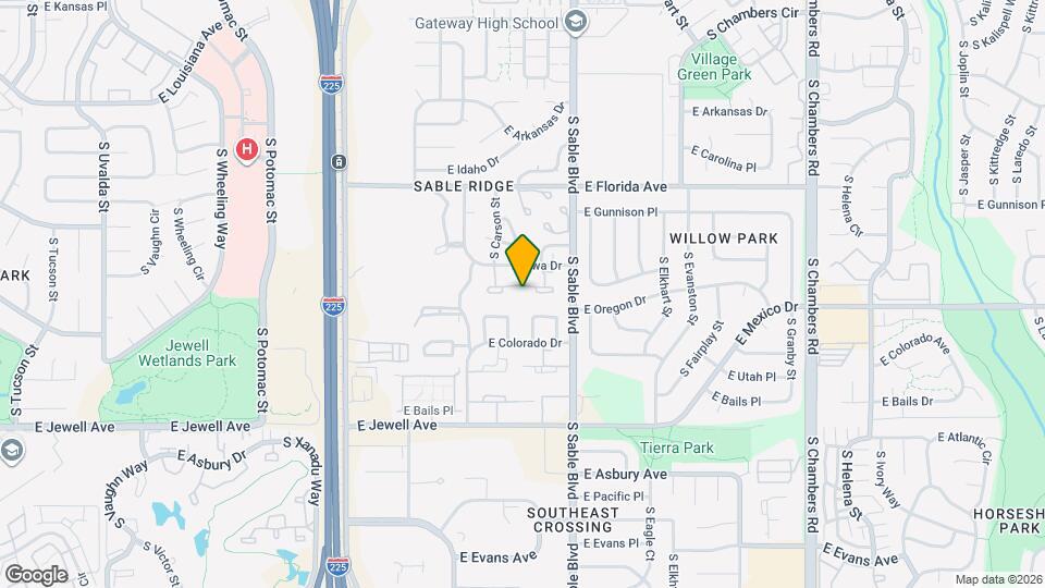 14344 E Hawaii Cir Map and Location Details