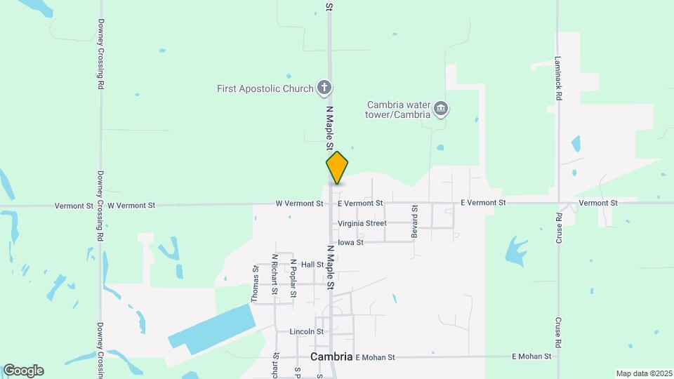 709 N Maple St Map and Location Details