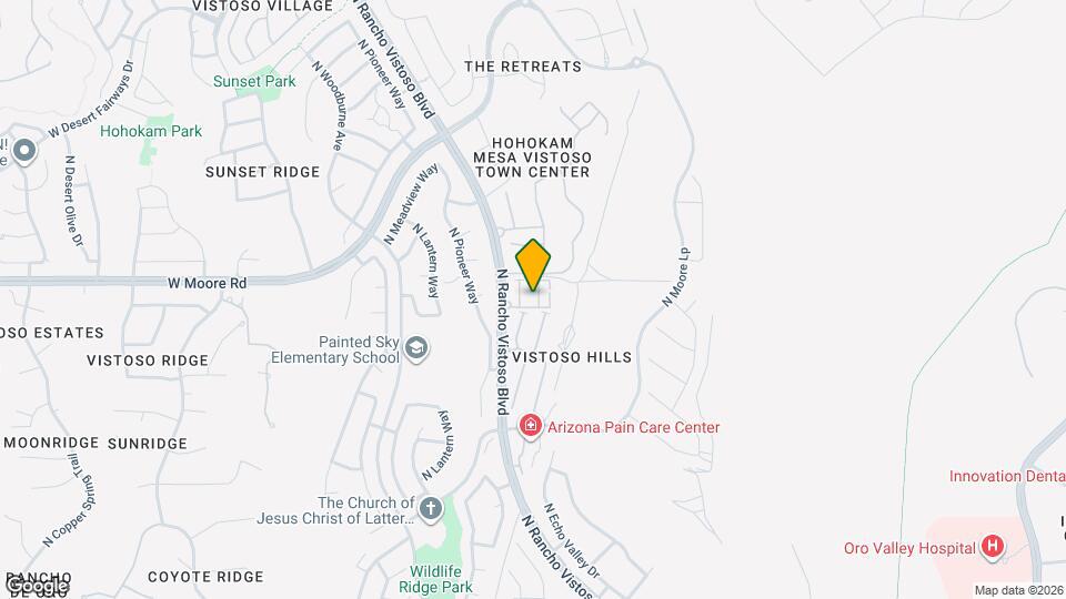 12767 N Seacliff Pl Map and Location Details