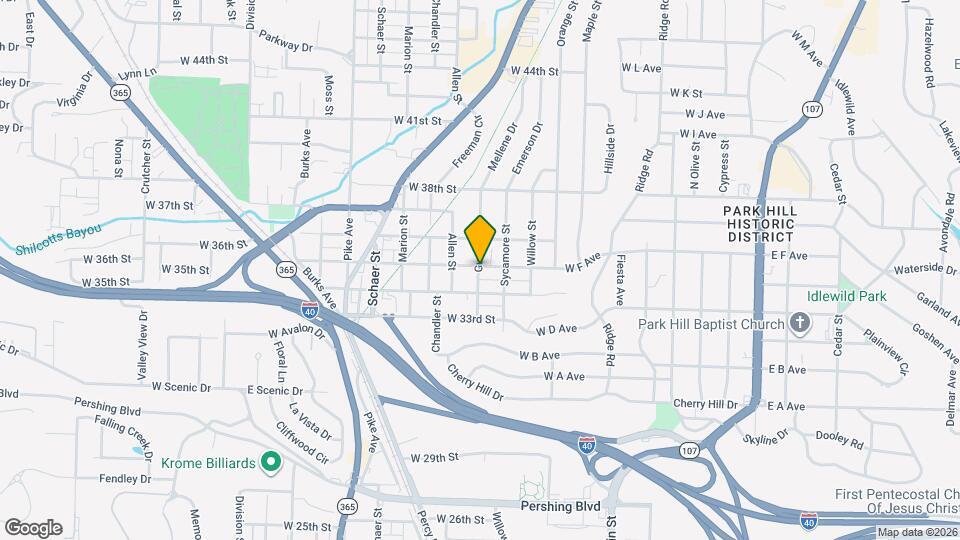 524 W 35th St Map and Location Details